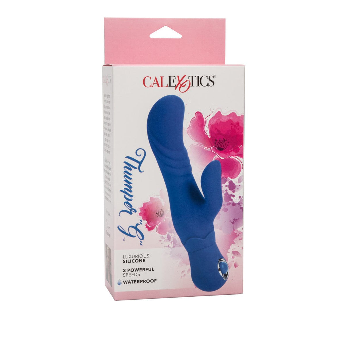 California Exotics - Posh Silicone Thumper G Rabbit Vibrator Blue 716770074348 Rabbit Dildo (Vibration) Non Rechargeable