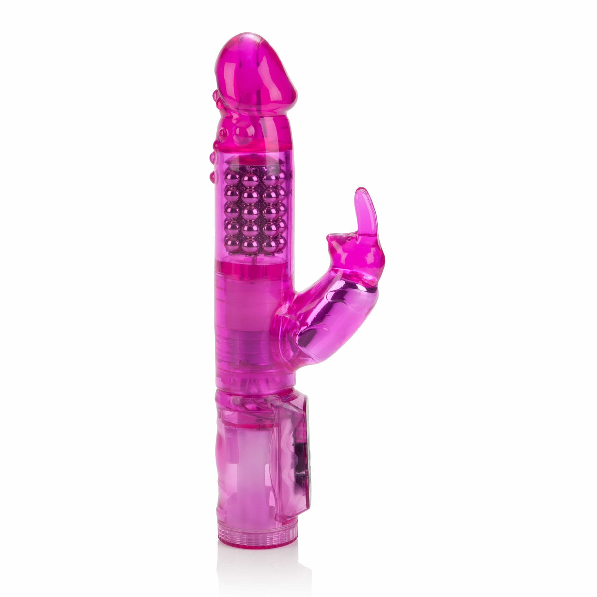 California Exotics - The Original Waterproof 5 Rows Jack Rabbit Vibrator Starter (Pink) Rabbit Dildo (Vibration) Non Rechargeable