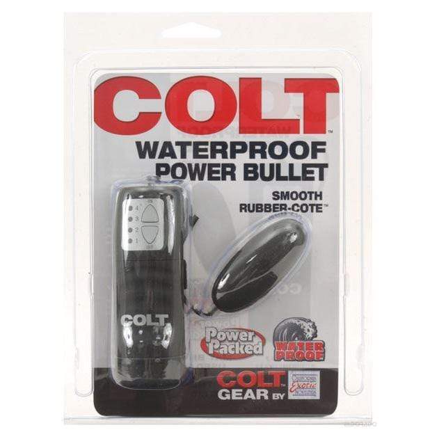 Colt - Remote Control Waterproof Power Bullet Vibrator (Black) Wired Remote Control Egg (Vibration) Non Rechargeable