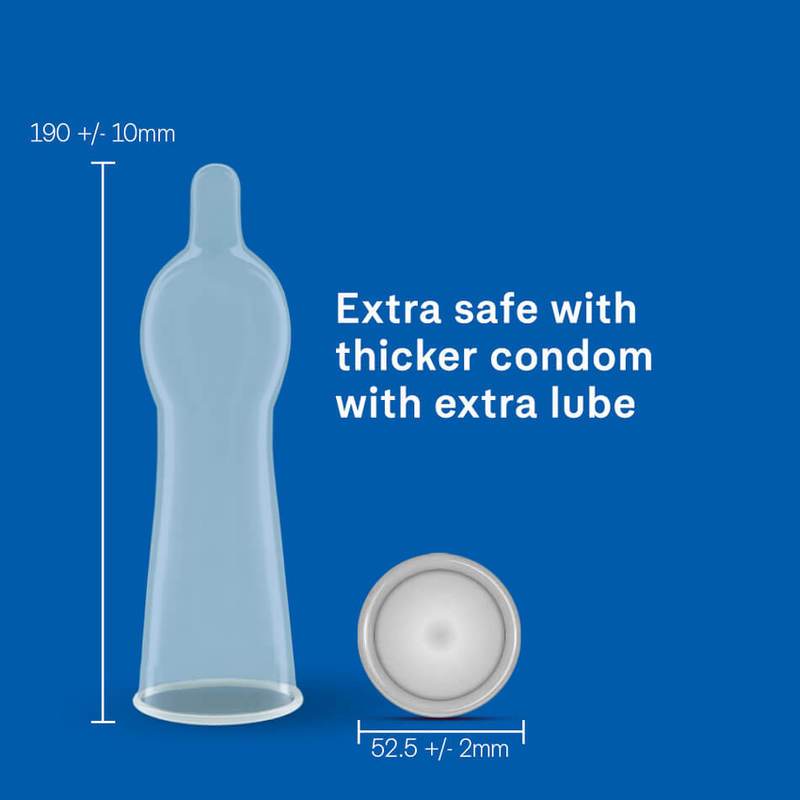 Durex - Extra Safe Easy On Condoms - CherryAffairs.sg