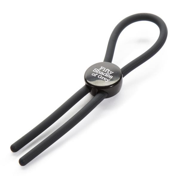 Fifty Shades of Grey - Again and Again Adjustable Cock Ring - CherryAffairs.sg