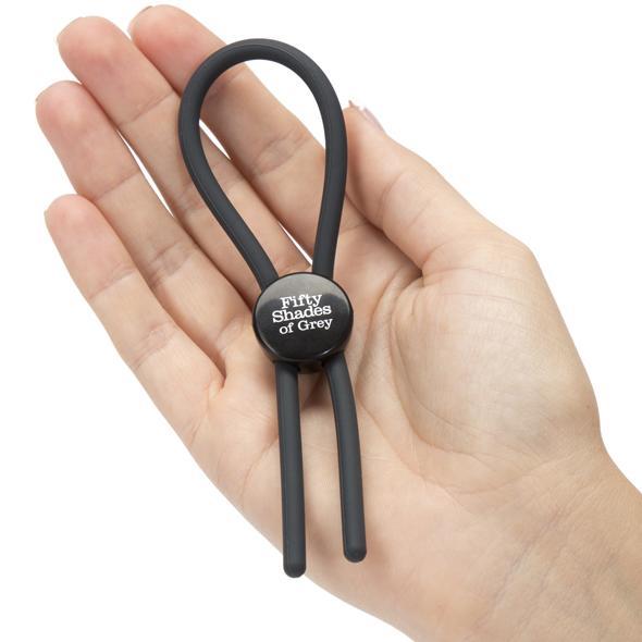 Fifty Shades of Grey - Again and Again Adjustable Cock Ring - CherryAffairs.sg