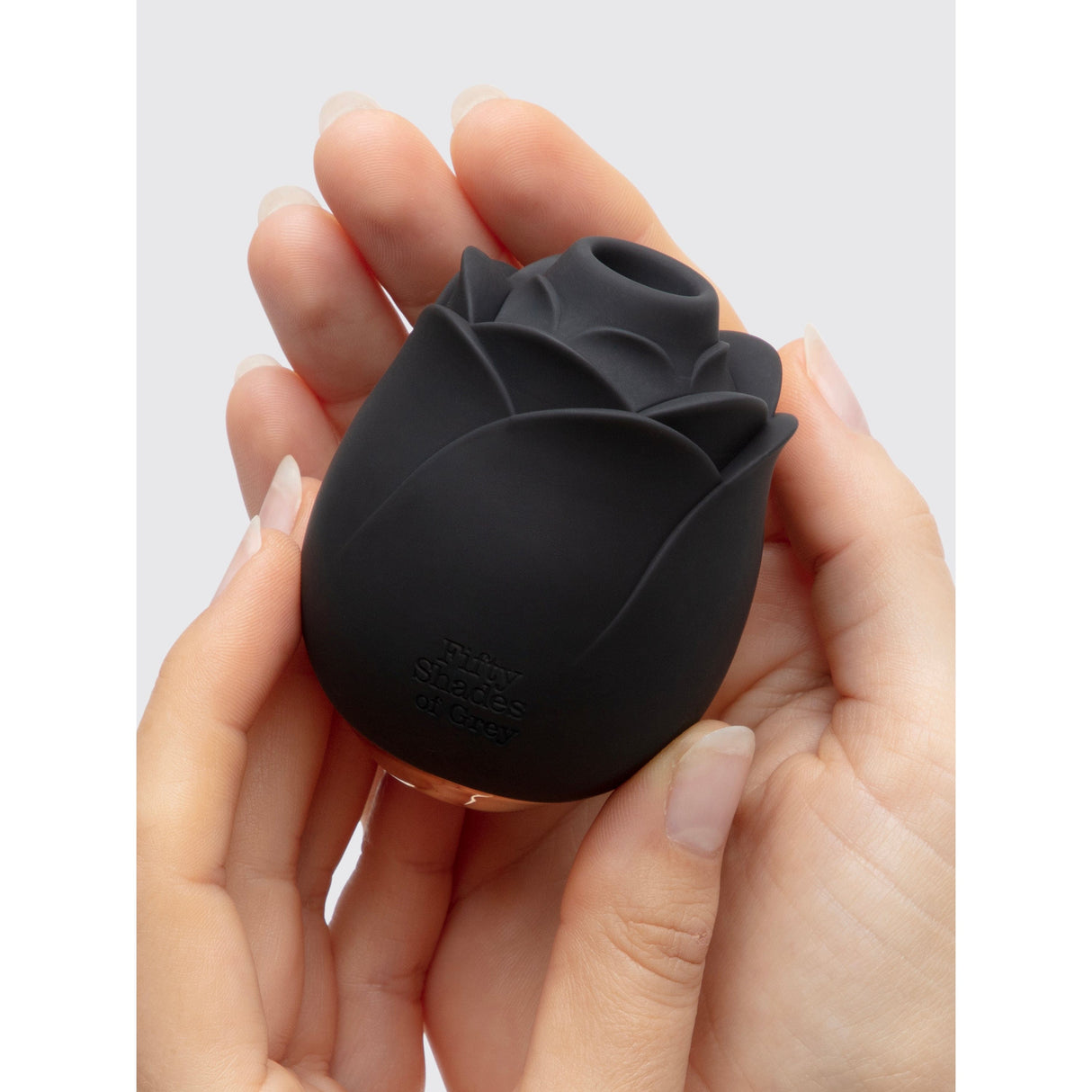Fifty Shades of Grey - Black Rose Clitoral Air Stimulator (Black) Clit Massager (Vibration) Rechargeable