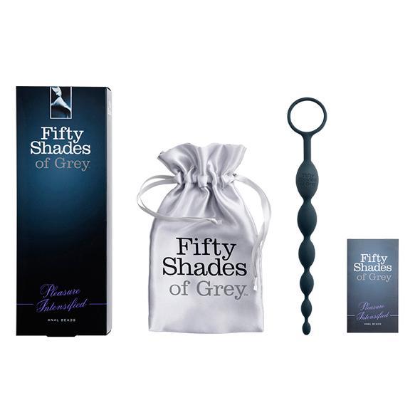 Fifty Shades of Grey - Pleasure Intensified Anal Beads - CherryAffairs.sg