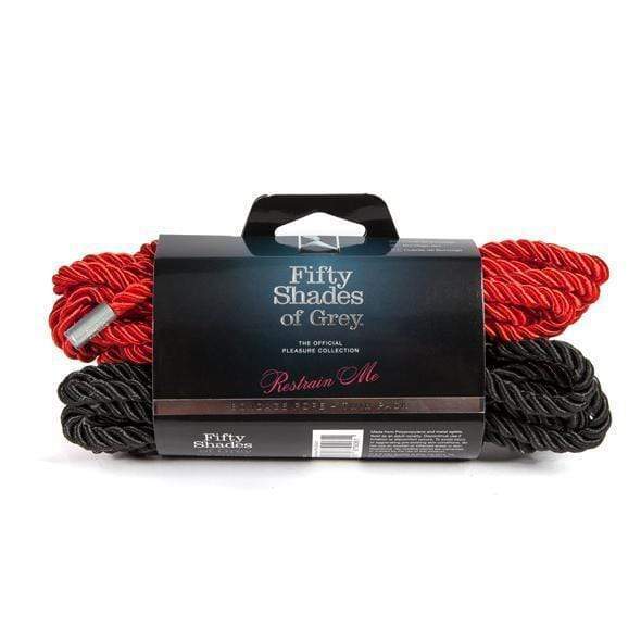 Fifty Shades of Grey - Restrain Me Bondage Rope Twin Pack - CherryAffairs.sg