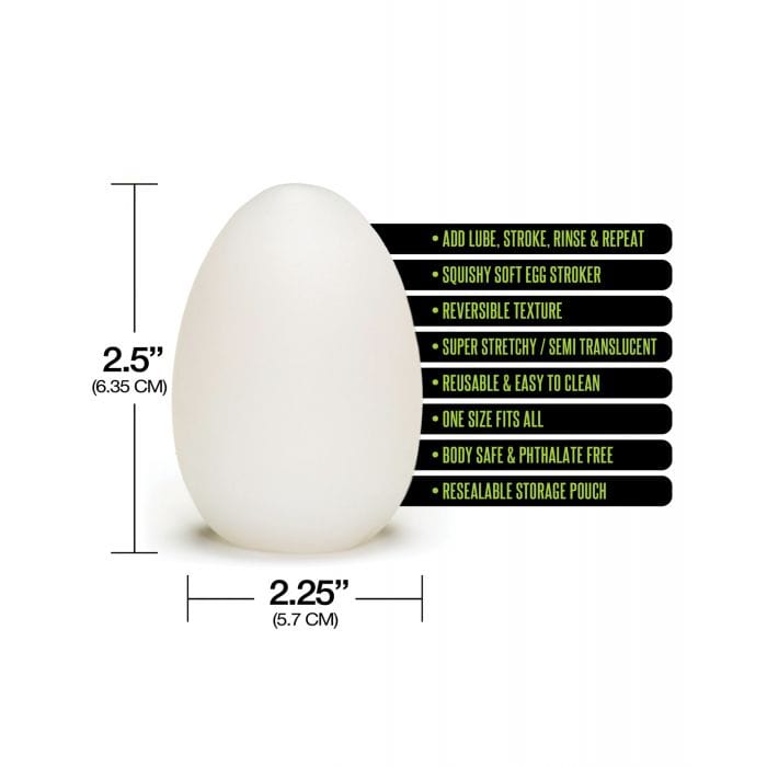 Happy Ending - Rinse and Repeat Whack Pack Classic Egg Masturbator (White) Masturbator Egg (Non Vibration)
