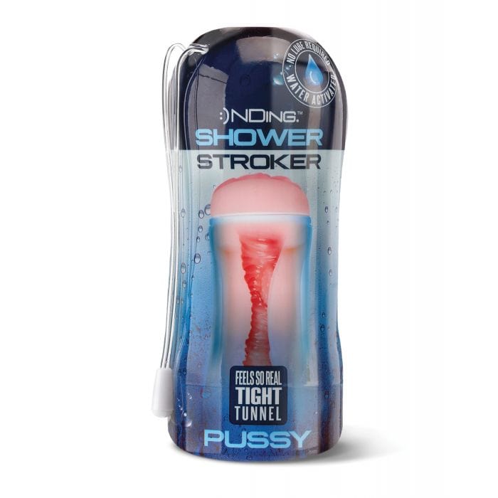 Happy Ending - Shower Stroker Pussy Cup Masturbator (Ivory) Masturbator Soft Stroker (Non Vibration)