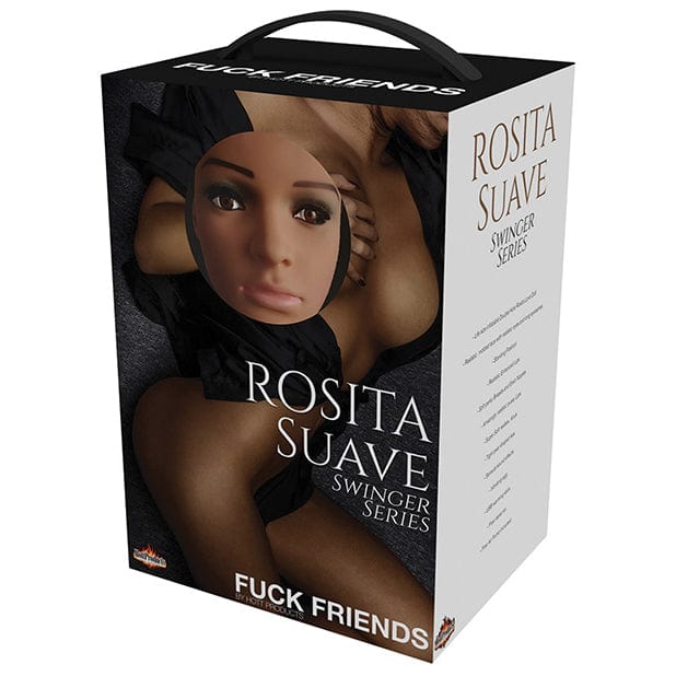 Hott Products - F*ck Friends Rosita Suave Swinger Series Inflatable Love Doll (Brown) Doll