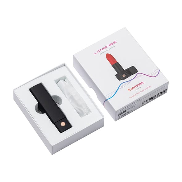 Lovense - Exomoon App-Controlled Discreet Lipstick Vibrator (Red) Clit Massager (Vibration) Rechargeable