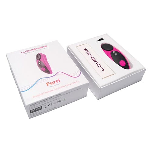 Lovense - Ferri App-Controlled Panty Vibrator (Pink) Panties Massager Remote Control (Vibration) Rechargeable