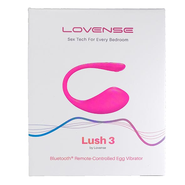 Lovense - Lush 3 App-Controlled Bullet Egg Vibrator (Pink) Wireless Remote Control Egg (Vibration) Rechargeable