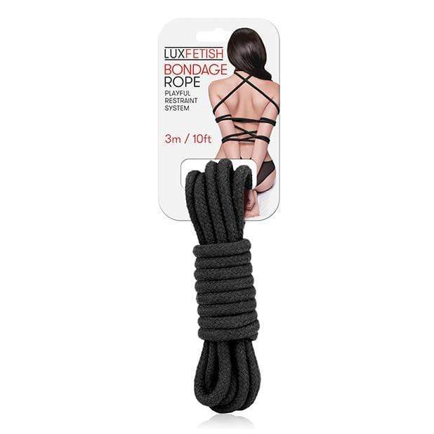 Lux Fetish - Bondage Rope 3m (Black) Rope