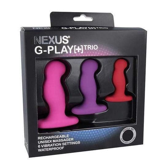 Nexus - Gplay+ Trio Unisex Rechargeable Vibrator Massager Set