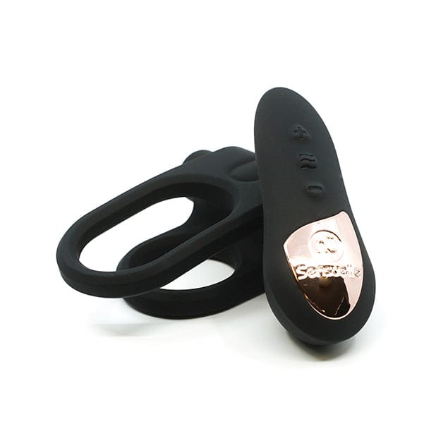 NU - Sensuelle Silicone Remote Control XLR8 Turbo Boost Vibrating Cock Ring (Black) Remote Control Cock Ring (Vibration) Rechargeable
