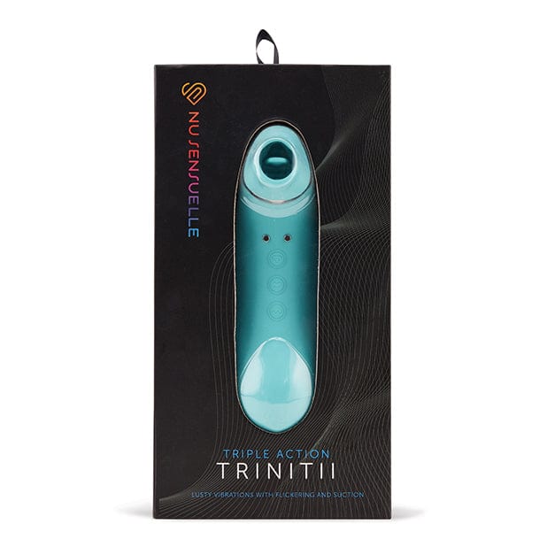 NU - Sensuelle Triple Action Trinitii Tongue Flickering Clitoral Vibrator Clit Massager (Vibration) Rechargeable