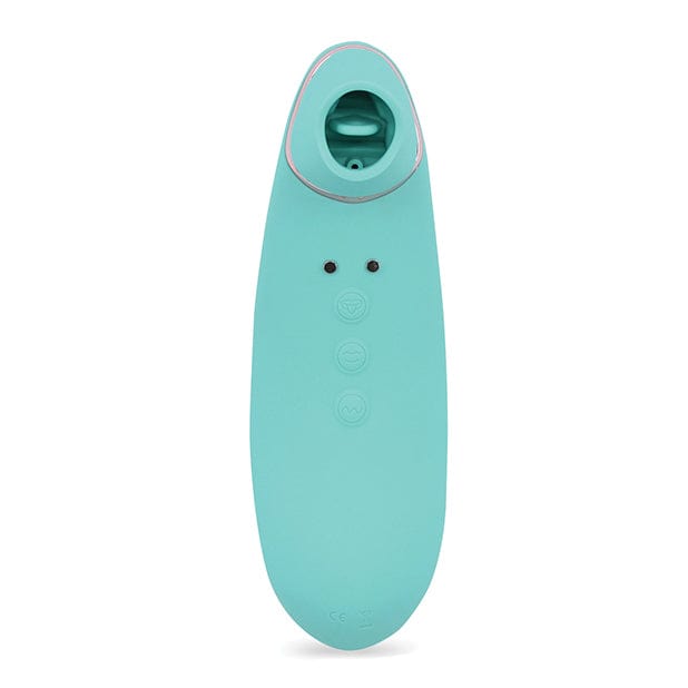 NU - Sensuelle Triple Action Trinitii Tongue Flickering Clitoral Vibrator Blue 9342851002712 Clit Massager (Vibration) Rechargeable