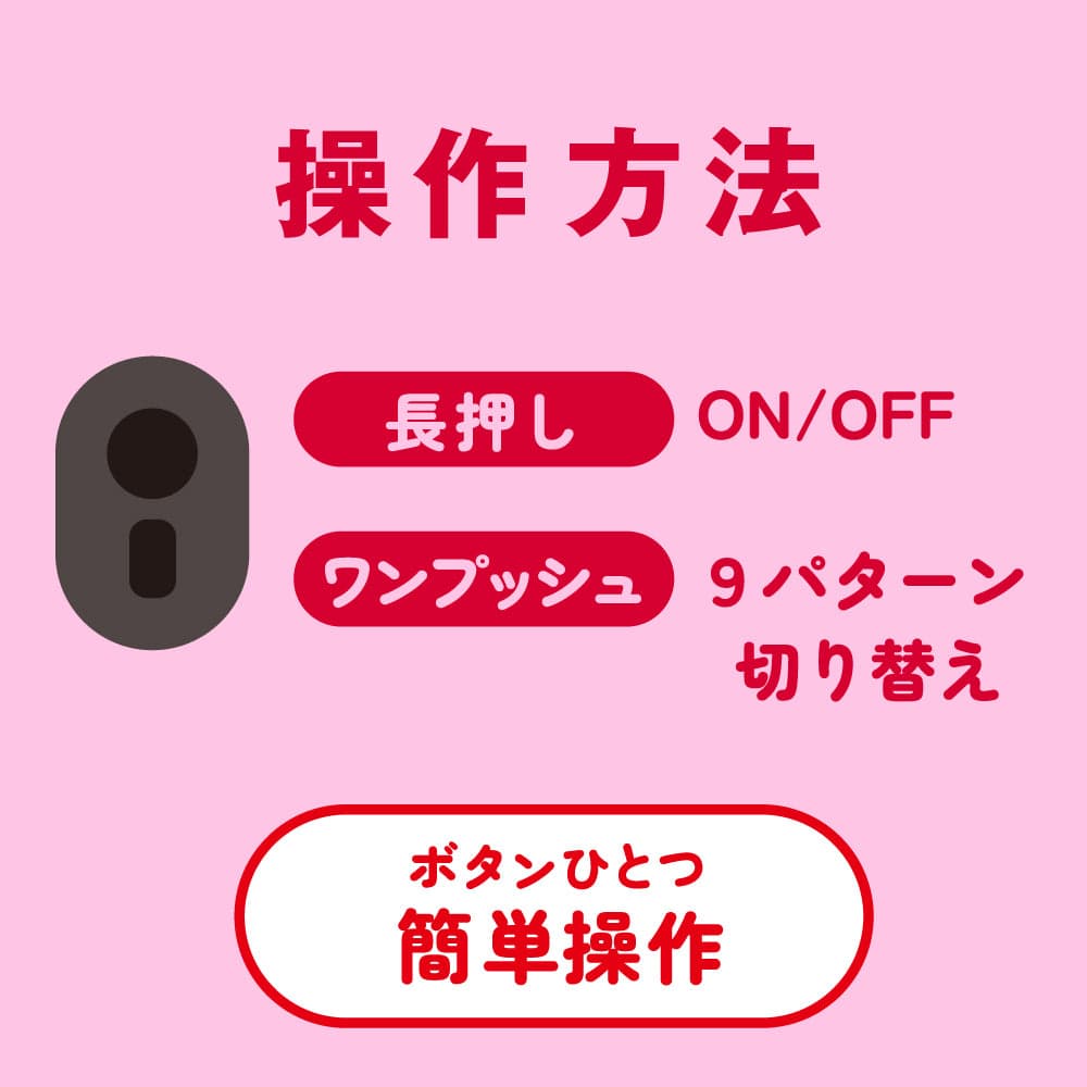 PPP - Overtake Pocket Denma Clit Massager (Black) Clit Massager (Vibration) Rechargeable