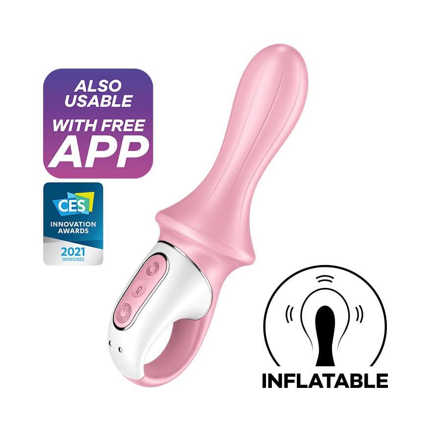 Satisfyer - Air Pump App-Controlled Booty 5 Prostate Massager (Pink) Prostate Massager (Vibration) Rechargeable