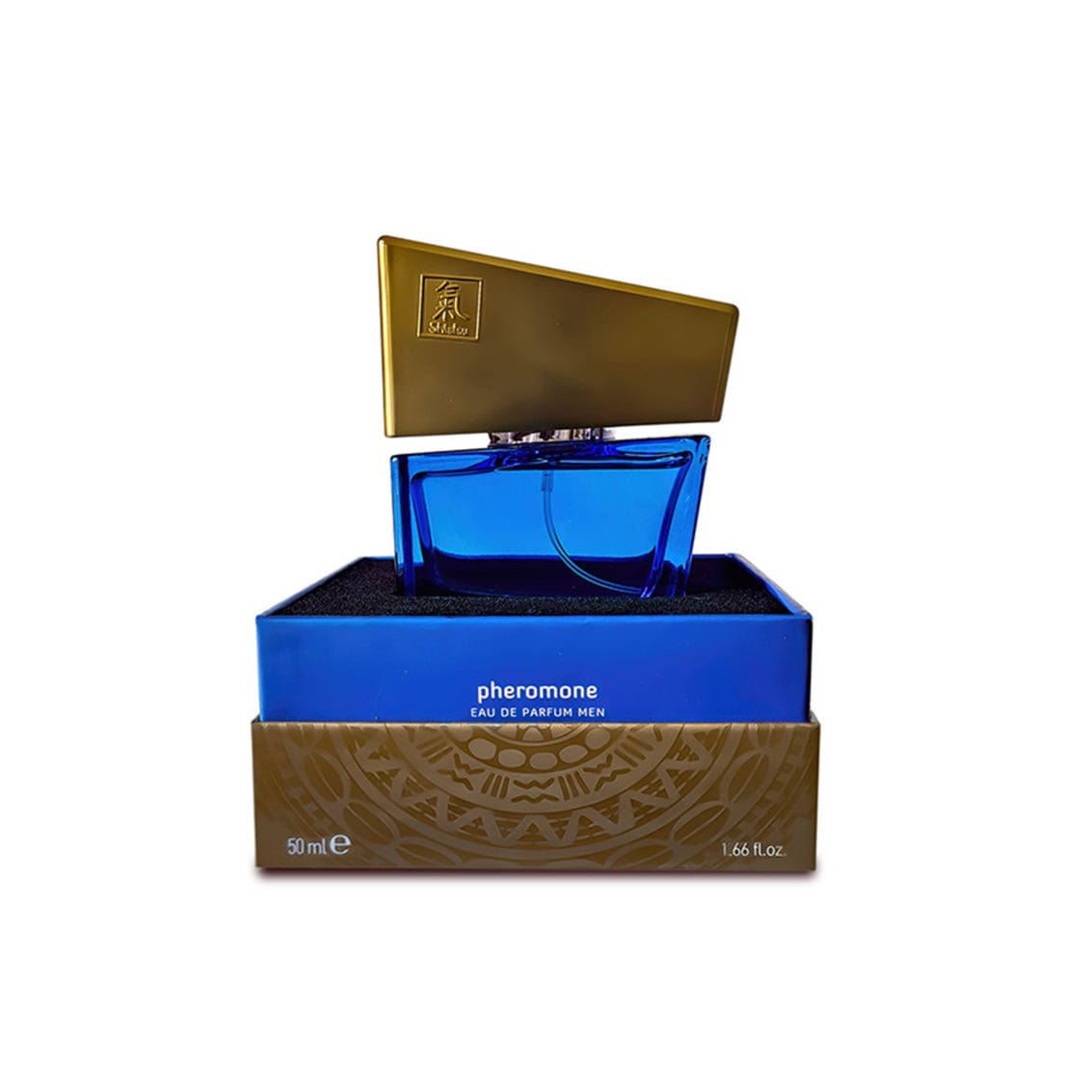 Shiatsu - Pheromone Eau de Parfum Men Cologne Spray 50ml (Dark Blue) Pheromones