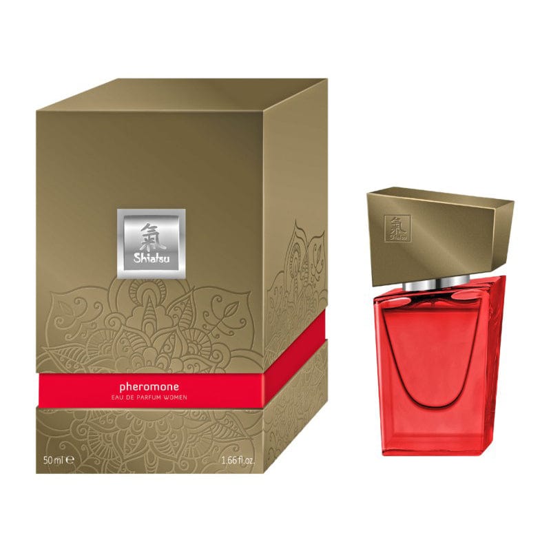 Shiatsu - Pheromone Eau de Parfum Perfume Spray Women 50ml (Red) Pheromones