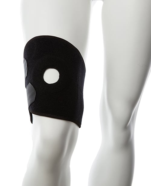 Gender Fluid - Padded Thigh Rider Strap-On Harness S-L (Black)