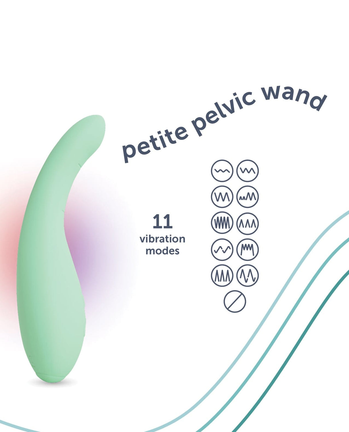 plusOne - Petite Heated Vibrating Pelvic Floor Therapy Wand