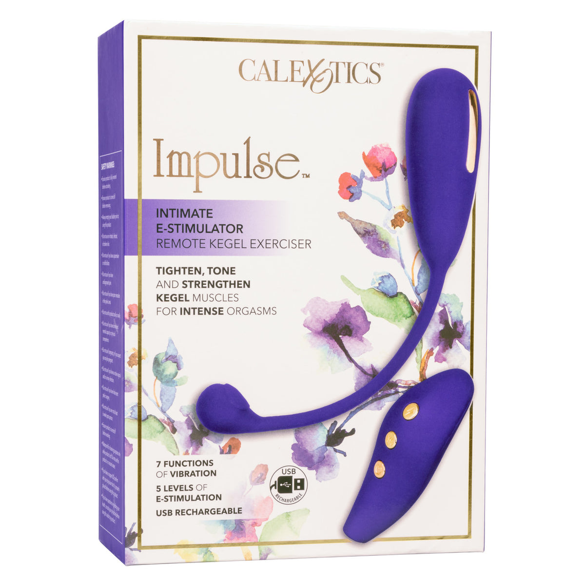 CalExotics - Dụng cụ tập cơ sàn chậu Kegel eStim điều khiển từ xa Impulse