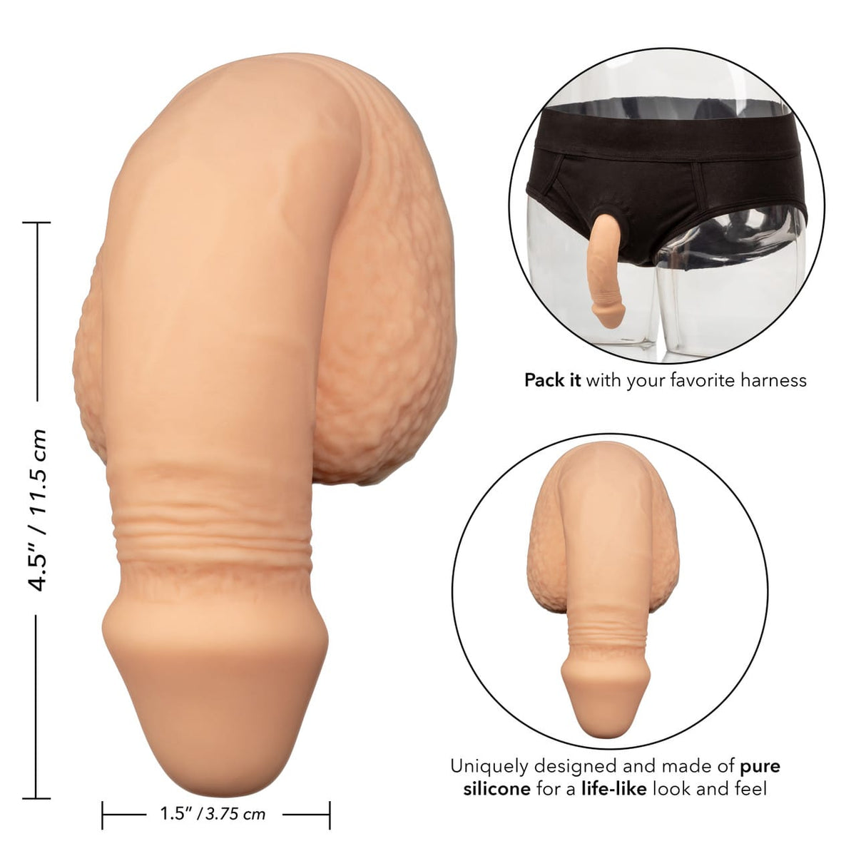 CalExotics - Packer Gear 5-Inch Silicone Packing Penis Packer CherryAffairs