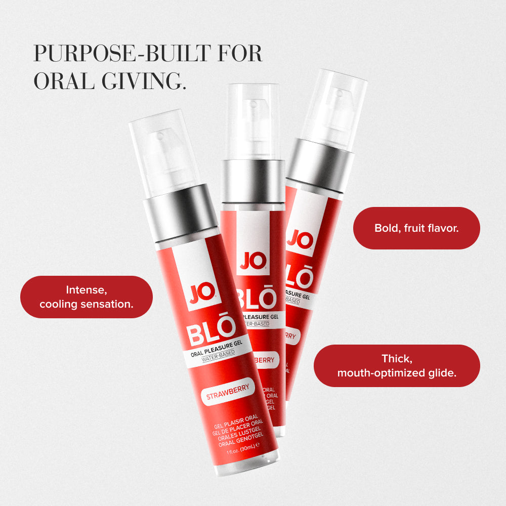 System JO - Blo Flavoured Cooling Oral Pleasure Gel 1 oz