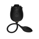 Fifty Shades of Grey - Dark Blushing Rose Clitoral Air Stimulator Vibrator (Black)