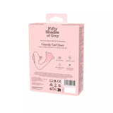 Fifty Shades of Grey - Greedy Girl Duet Clitoral Air Stimulator Vibrator (Black)