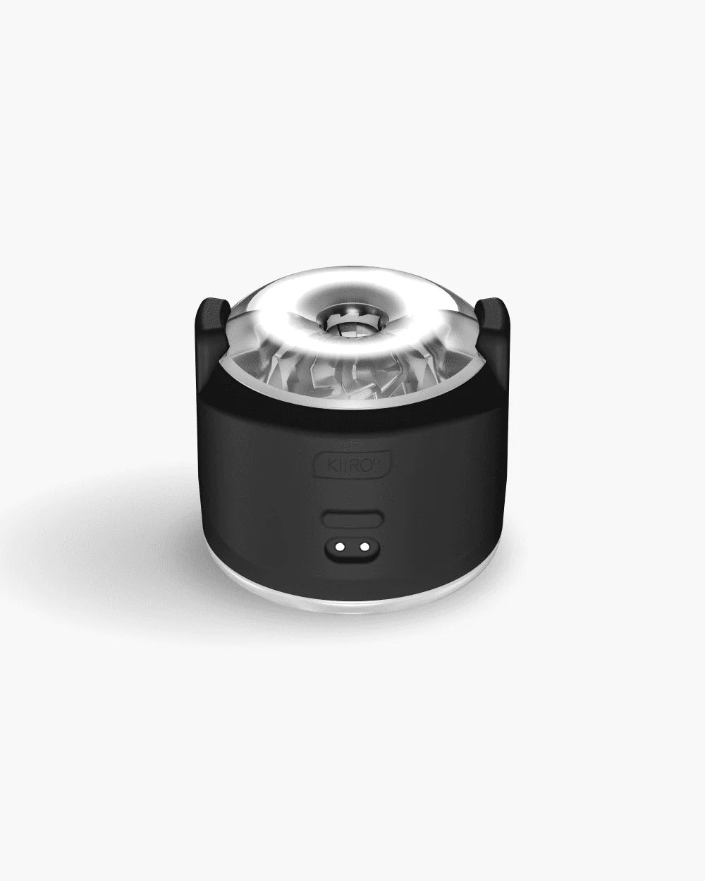 Kiiroo - Âm đạo giả rung hai động cơ PowerShot điều khiển qua ứng dụng (Đen)
