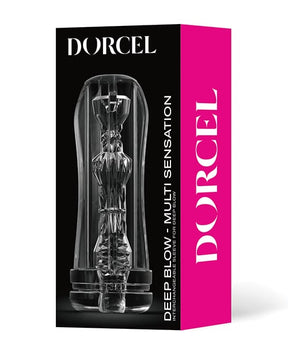 Dorcel - Deep Blow Textured Masturbation Sleeve (Clear) - Clear / Multi Sensation