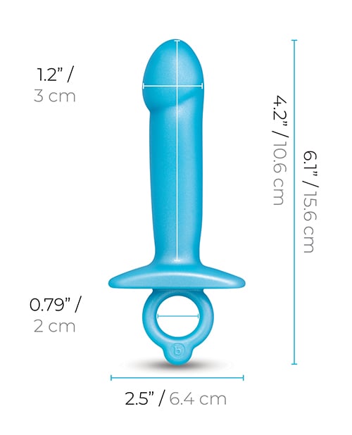 B-Vibe - Lil Dil Silicone Anal Dildo (Beige) - Beige