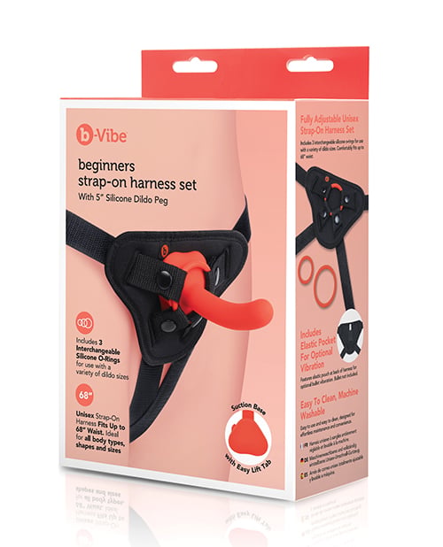 B-Vibe - Beginner Strap-On & Bondage Couples Set (Multi Colour) - Multi Colour