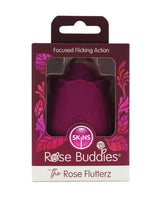 Skins - Rose Buddies Rose Flutterz Clitoral Vibrator (Red) - Red