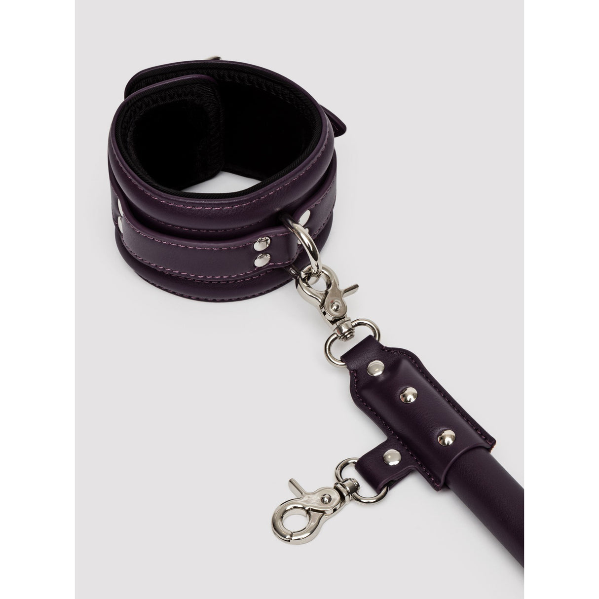 Bộ dụng cụ trói BDSM Fifty Shades of Grey gồm thanh dang và vòng cổ chân (Màu đen)