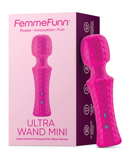 Femme Funn - Ultra Mini Wand Massager (Pink) - Pink
