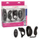 CalExotics - Remote-Control Rechargeable Couples Vibrator Set (Black) - Black