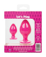 CalExotics - Cheeky Silicone Anal Plug (Pink) - Pink