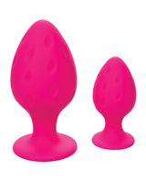 CalExotics - Cheeky Silicone Anal Plug (Pink) - Pink