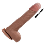 CalExotics - Working Stiff Thrusting Jack Hammer Suction Dildo (Brown) - Brown