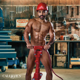 CalExotics - Working Stiff Thrusting Jack Hammer Suction Dildo (Brown) - Brown