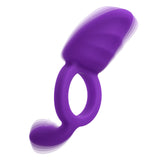 CalExotics - Vòng rung đeo dương vật Closer Ring Passion có thể sạc lại (Tím)