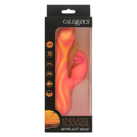CalExotics - Máy rung thỏ sạc lại Moonlight Magic Endless Summer (Màu cam)