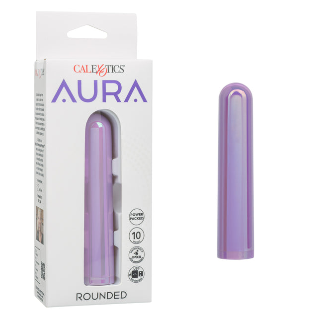 CalExotics - Aura Rounded Bullet Vibrator (Purple) - Purple