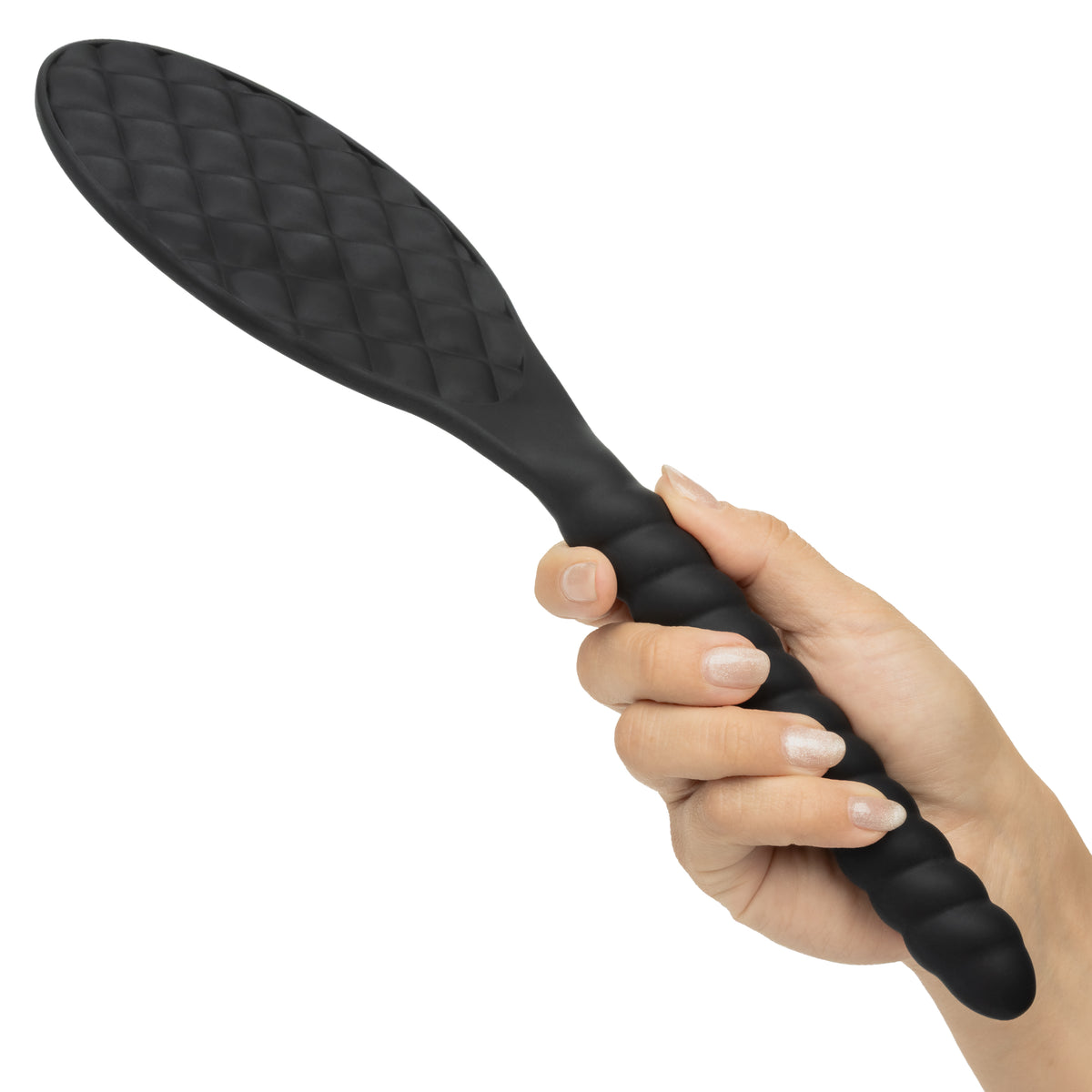 CalExotics - Nocturnal Collection Silicone Pillow Paddle (Black) - Black