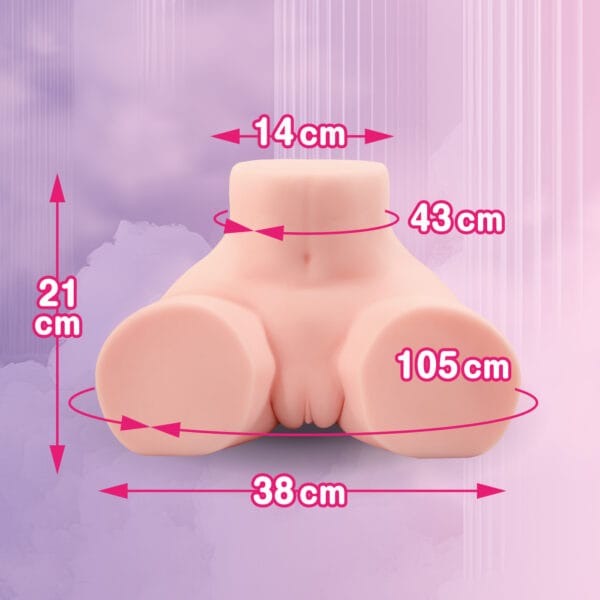 Đồ chơi Seiraku - Đồ chơi thủ dâm dạng thân người 3D siêu chân thực Cherry (màu be)