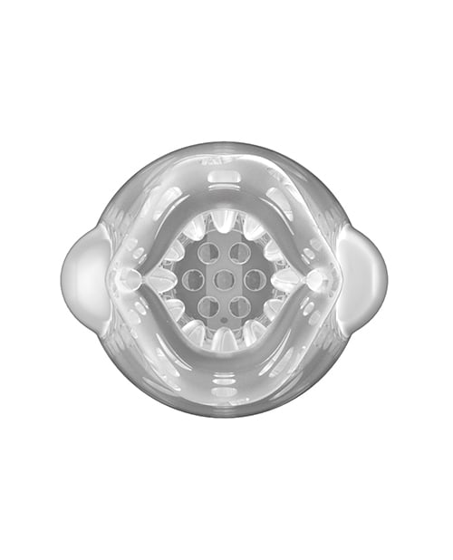 Secwell - Thrusting, Rotating & Vibrating Oral Masturbator (Black) - Black