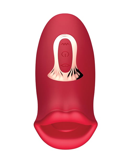 Secwell - Big Bite Vibrating & Biting Oral Masturbator (Red)